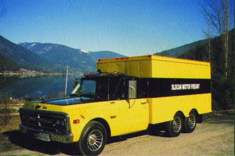 NEW LEASE ON LIFE: Ray Kosiancic has revived this classic GM truck and given it a paint scheme familiar to Slocan Valley residents.