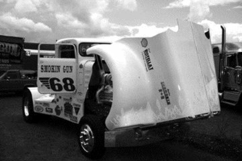NEW LOOK: It may look like the same truck that's been on the racing circuit for several years, but only the frame is the same.