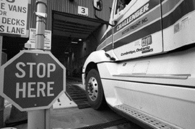 DRIVE-BY READING: Driving through the drive-by reader allows maintenance managers to capture pertinent tire data, which can be viewed on BibTrack.