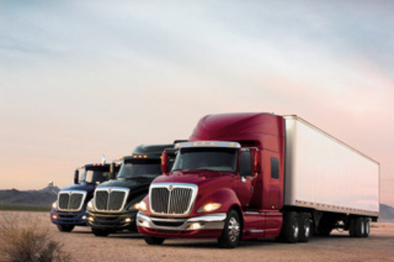 The first production International ProStars have begun rolling off the assembly line.