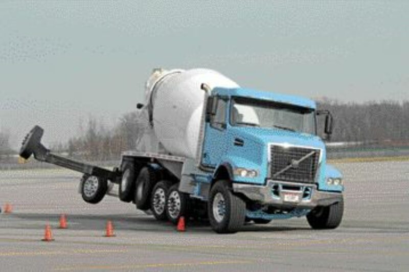 NEW STABILITY: Volvo's VHD vocational truck will now come standard with the company's stability system.