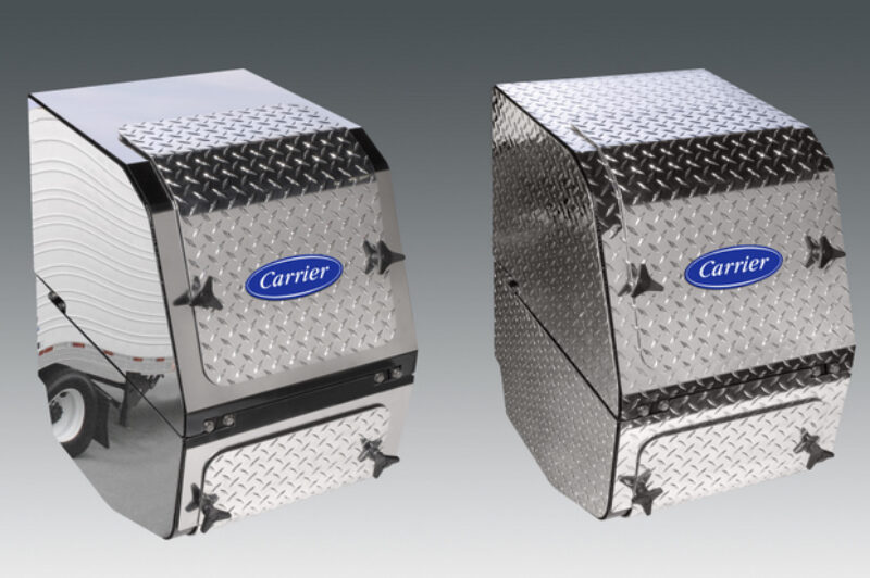 Carrier now offers chrome options for its APUs and refrigeration units.