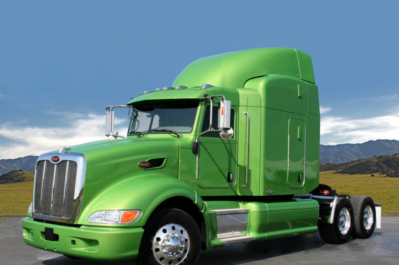 A heavy-duty hybrid offering from Peterbilt is expected to be available in 2010.