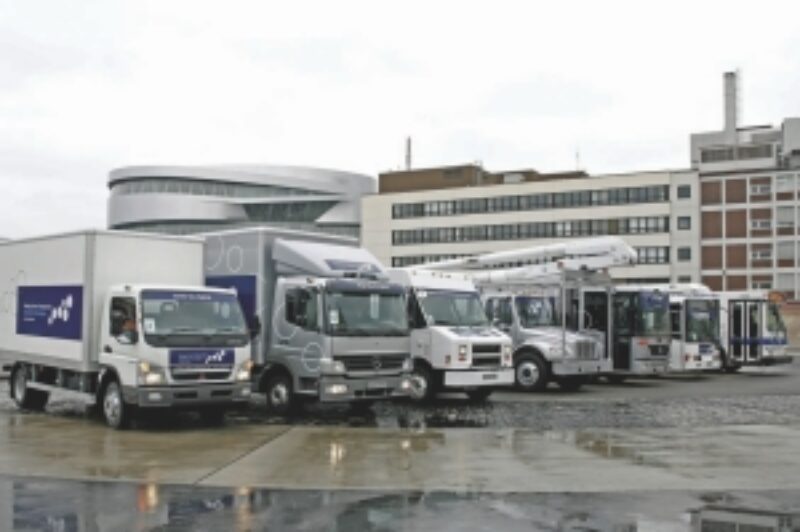 GLOBAL APPEAL: Daimler had a complete line-up of Japanese, American and European 