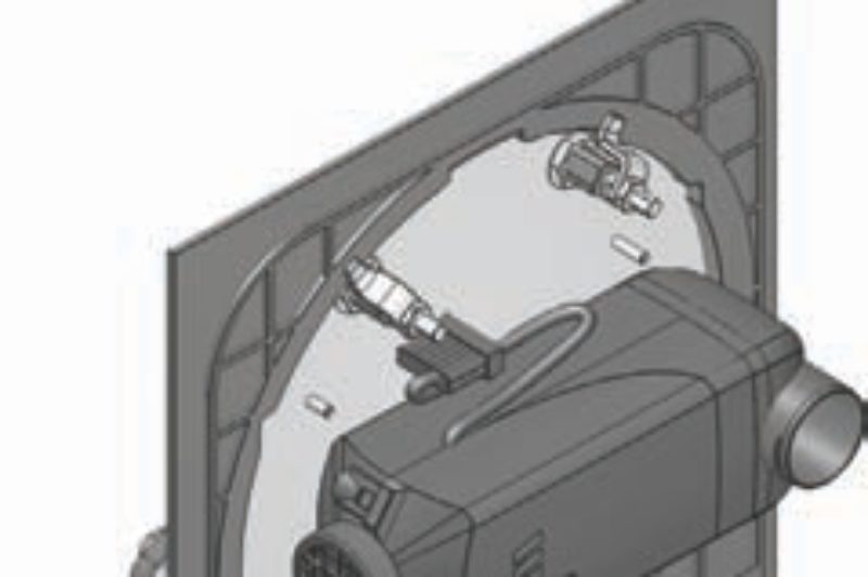 BAIRE NECESSITY: Espar has a new window-mounted cab heater.