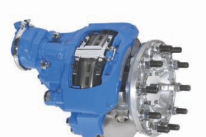 WORTH A LOOK?: Mack officials claim the latest disc brakes offer advantages over drums.