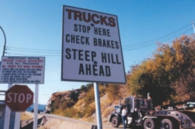 SAFETY COUNCIL: B. C. poses many hazards to truckers, including mountainous terrain. A new safety council aims to drive down trucker deaths.