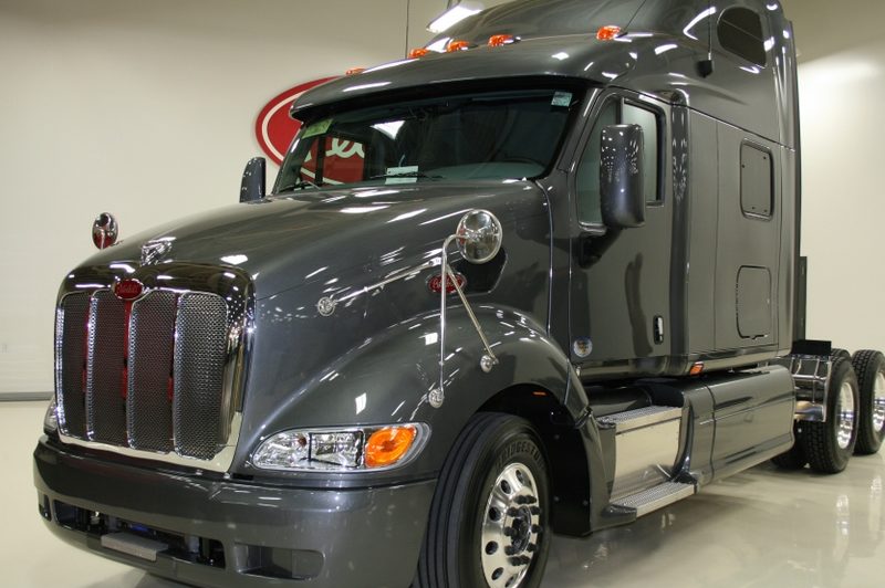 This Peterbilt Model 387 is the 300,000th truck produced at the company's Denton, Texas plant.