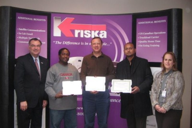 Left to Right " Paul Dean - Kriska, Chris Richardson, Jim Colpitts, Stephen Phagoo, Robin Henry " Ministry of Training Colleges and Universities. Absent from photo is Laszlo Ehman.