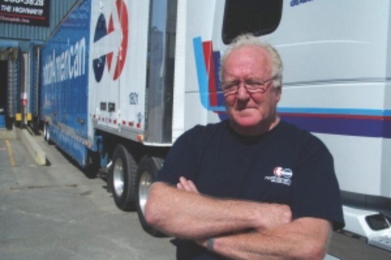 CHANGING GEARS: Bill Waistell pauses for reflection as his trailer is loaded with furniture one last time. After 40 years in the furniture hauling business, Waistell's ready to spend more time fishing and golfing.