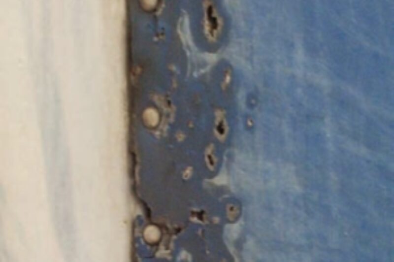 RUST CONTROL: Corrosion can form when two different types of metal are in close proximity to each other.
