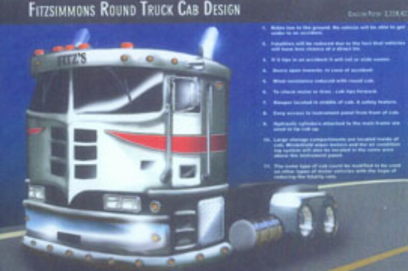 The Fitzsimmons Round Truck Cab Design.