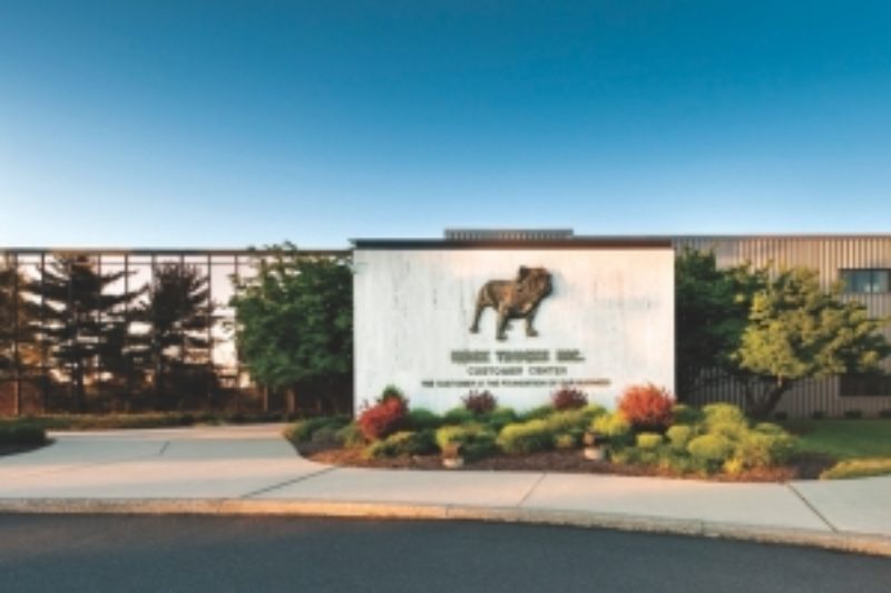 NO DOGHOUSE: Mack's state-of-the-art Customer Center showcases the company's history as well as its newest products.