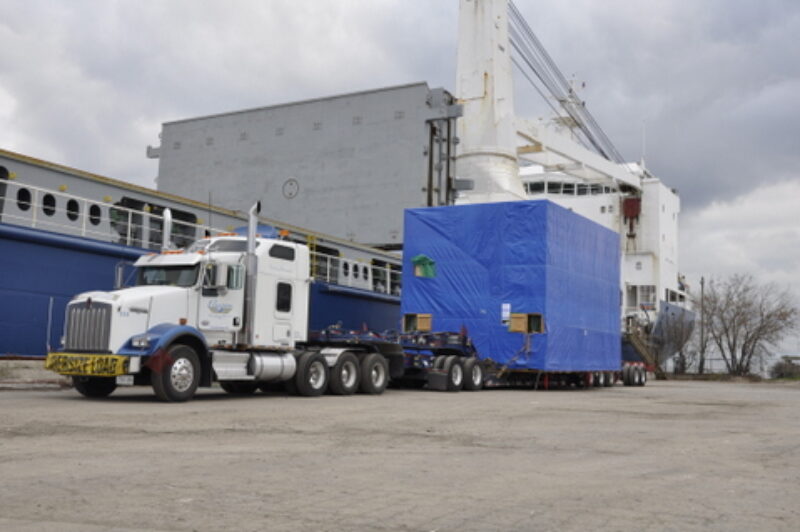 Precision Specialized Division has won SC&RA's Hauling Job of the Year Award for hauling a 110,000-lb Vertical Impregnation Tank (VIT) 180 km from the shipping docks on the shores of Lake Ontario in Oshawa to General Electric's plant in Peterborough.