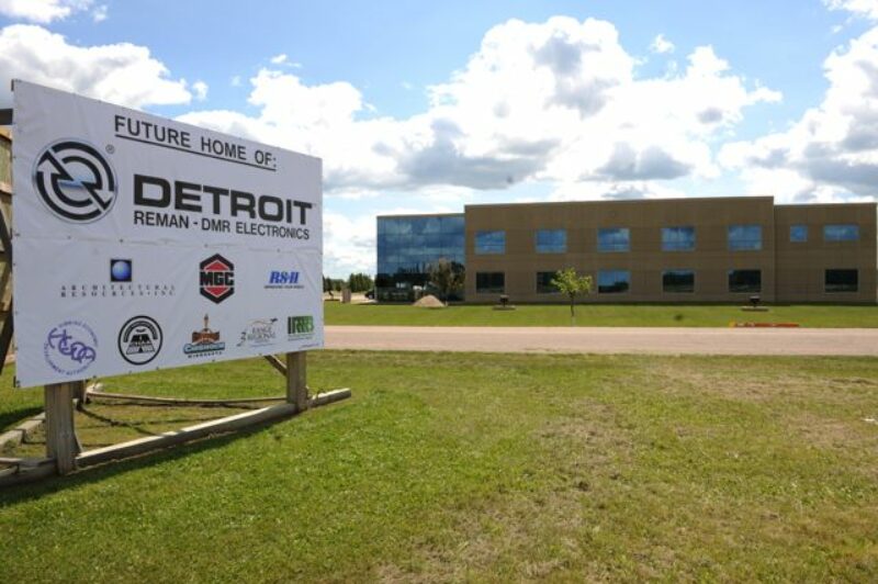 The new Detroit Reman plant in Hibbing, Minn.
