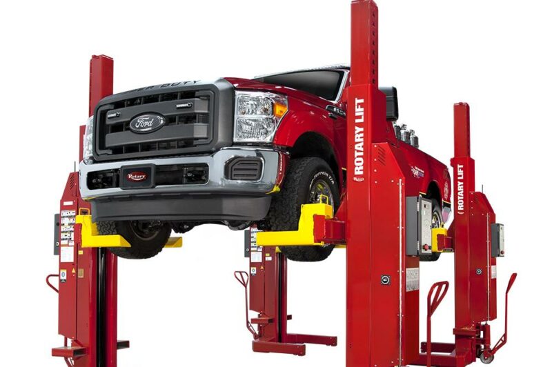 Rotary Lift updates and relocates battery charger for mobile column lifts article image