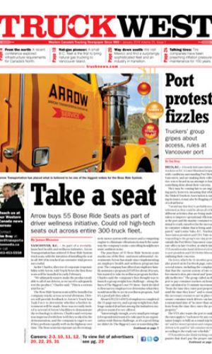 Truck West January 2014 article image