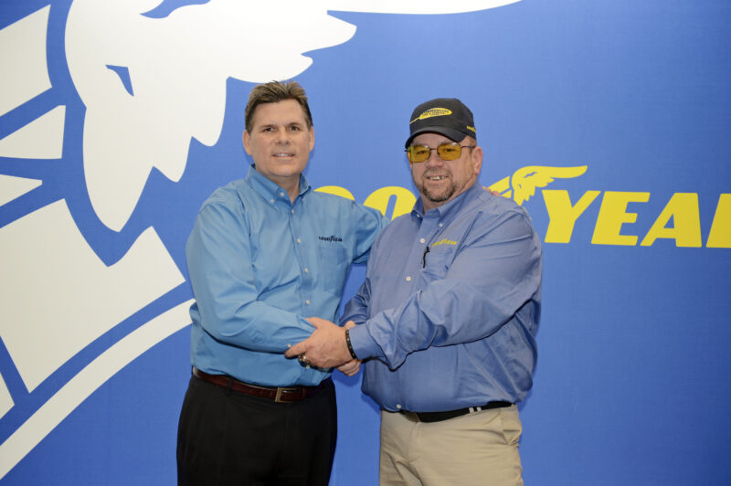 Goodyear recognizes heroic truck driver article image
