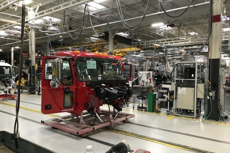 Mack cab assembly