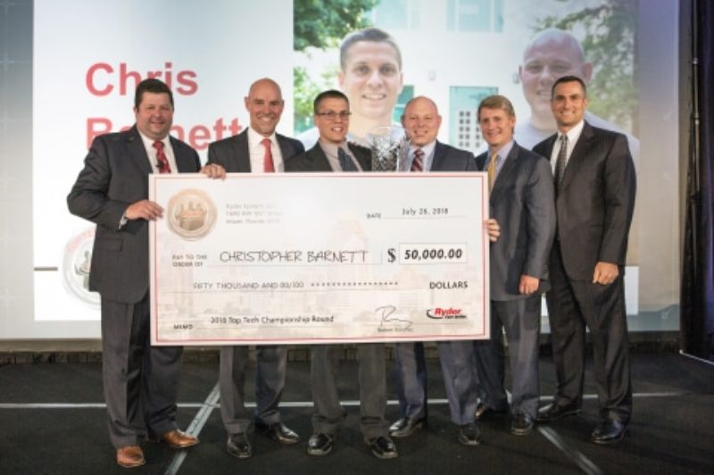 Ryder names 2018 Top Tech winner article image