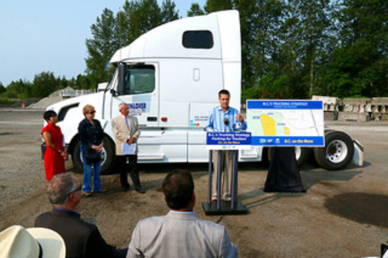 BC Paving the Way for More Truck Parking article image