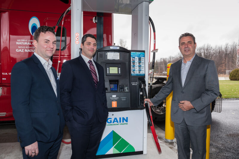 GAIN Clean Fuel Opens its First Public CNG Station in Quebec article image