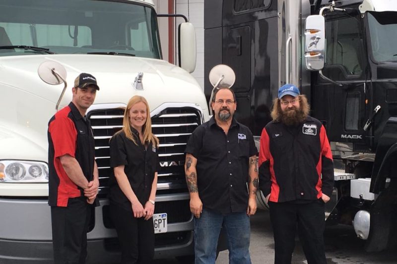 Sarah and Team Aftershock rock Mack tech competition article image