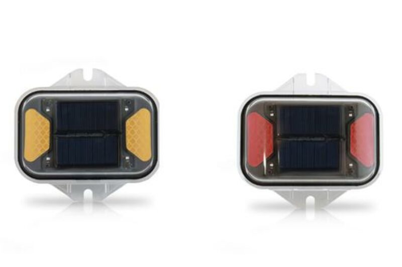 LED solar flasher