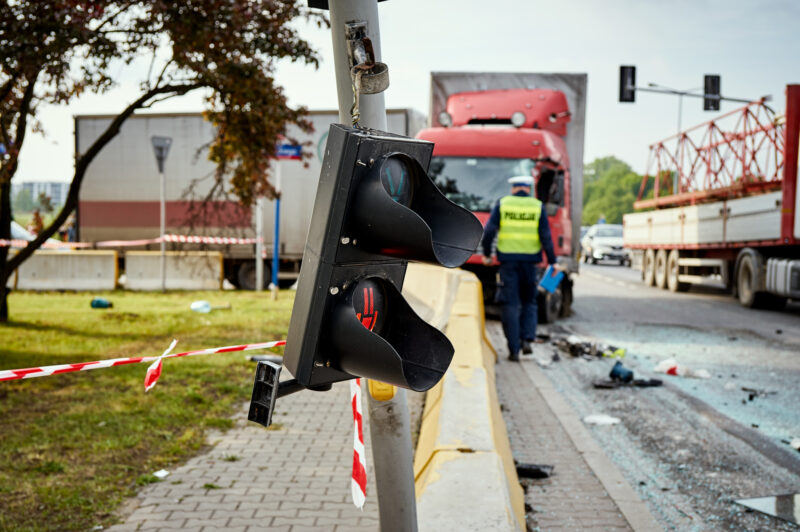Truck crash