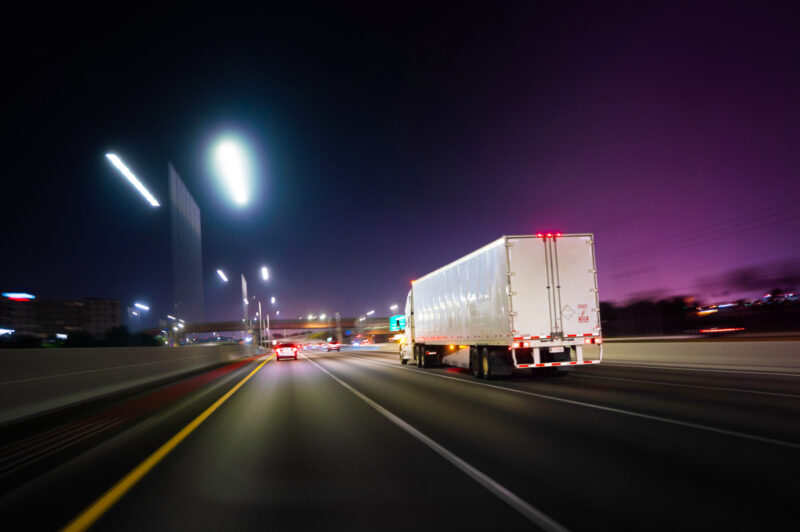 highway at night