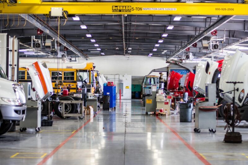 truck shop layout