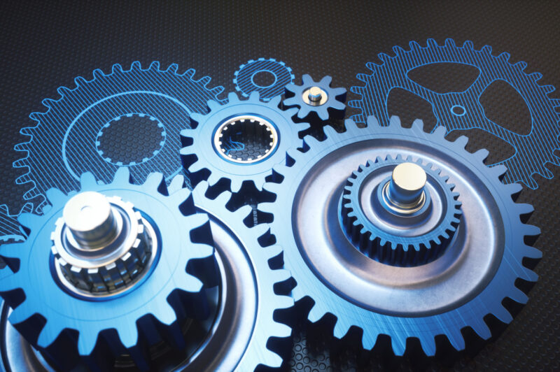 Picture of gears