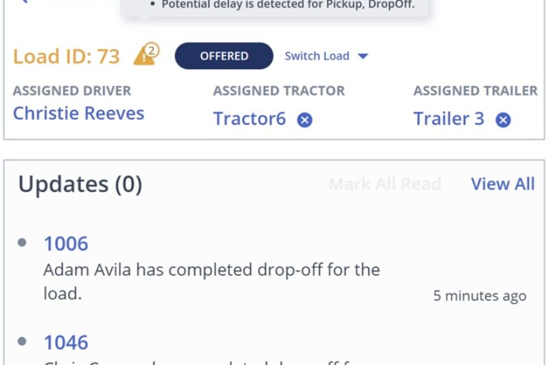 Axele Load status