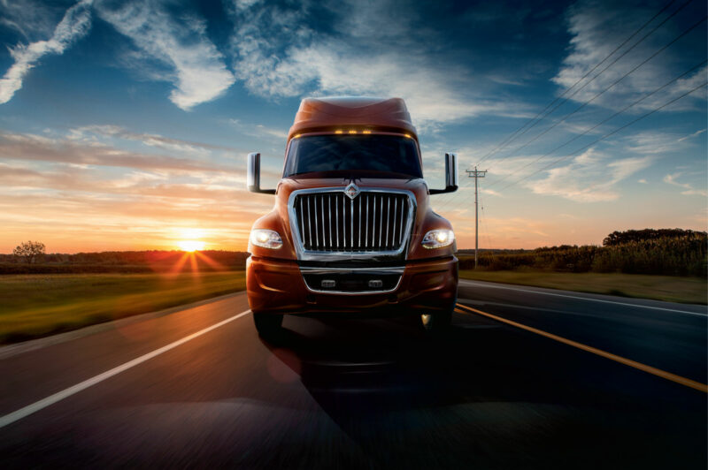International LT truck