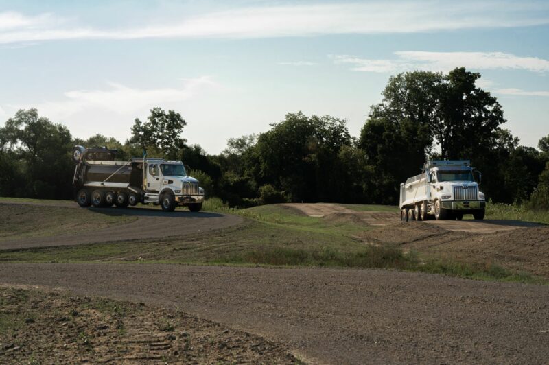 Western Star trucks on course