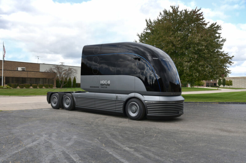 Hyundai showcases hydrogen fuel cell concept truck at the NACV Show article image
