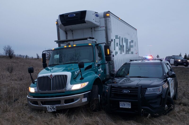 OPP charges Brampton man for stealing a commercial vehicle article image