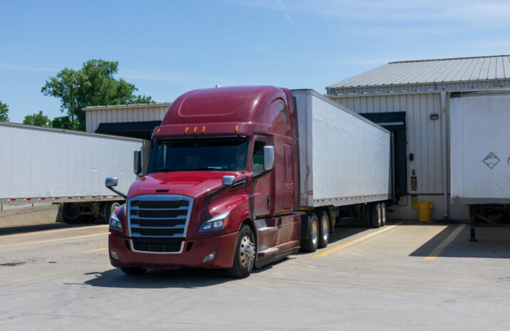 Picture of a truck at a loading dock