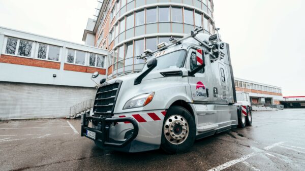 Picture of a Diamler truck
