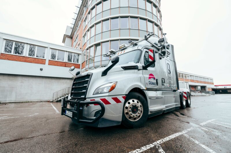 Picture of a Diamler truck