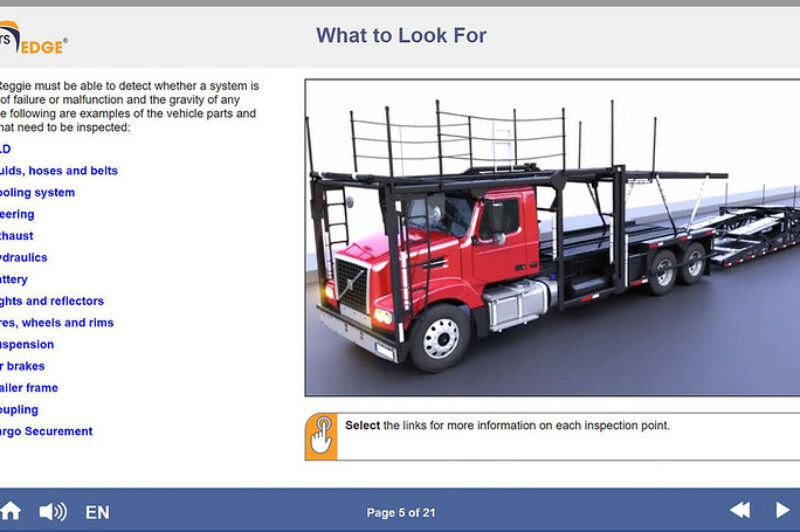 auto hauler training material