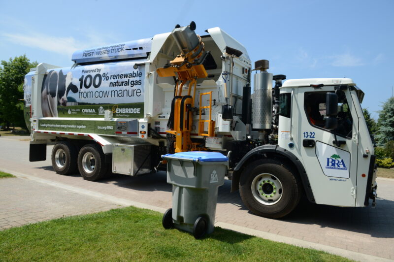 truck runs on cow manure