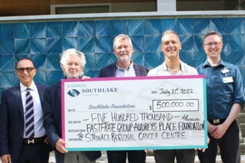 Fastfrate donates $500K to cancer center article image