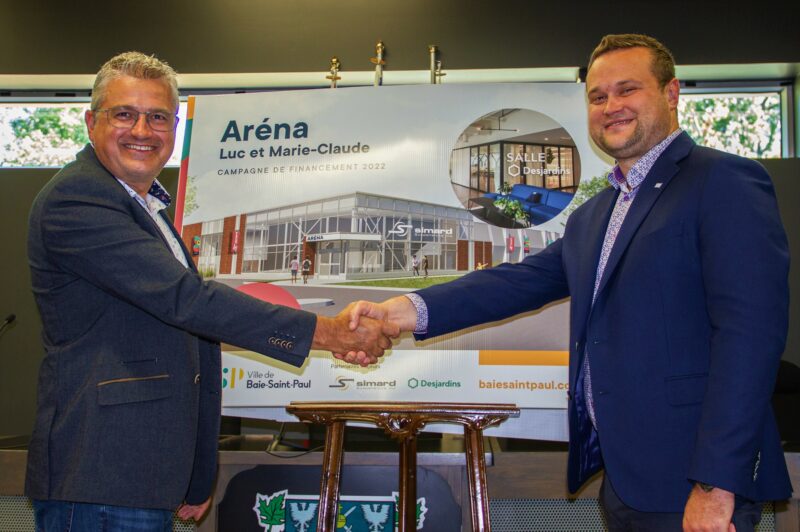 Simard Suspensions sponsors local arena