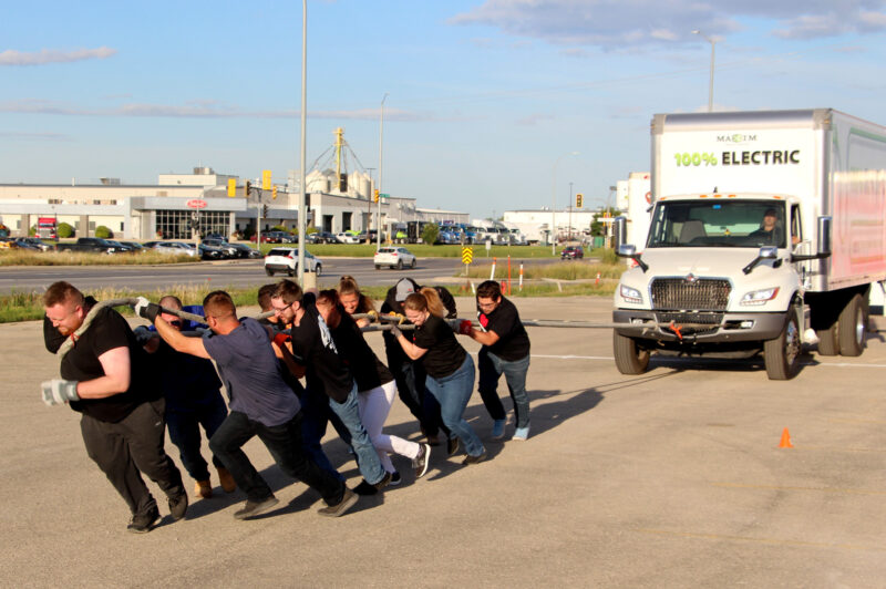 Manitoba Trucking Association truck pull