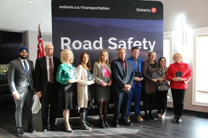 Image of MTO Road Safety Award winners