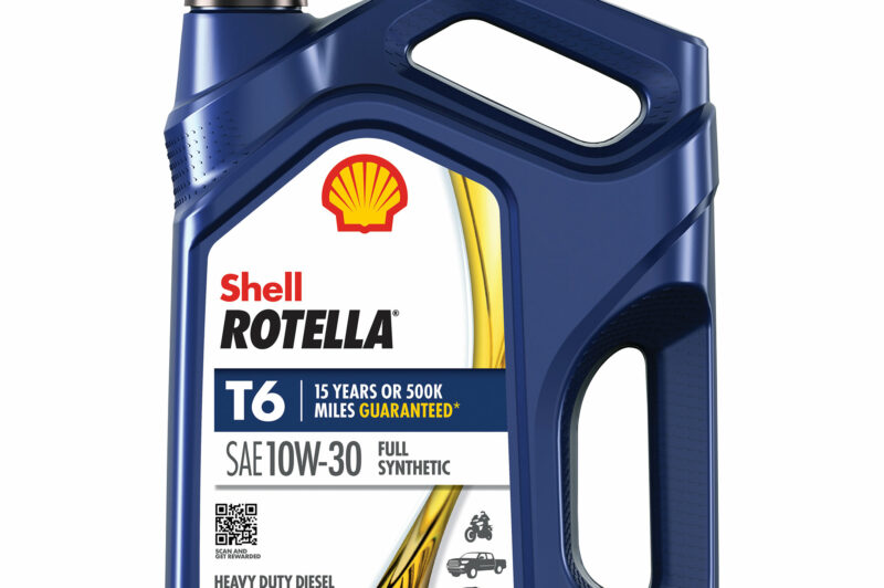Image of an Shell Rotella oil can