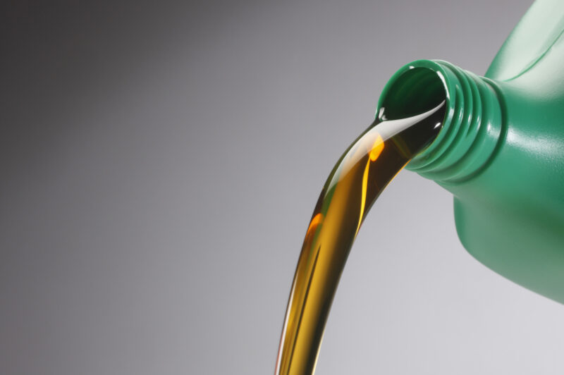engine oil bottle