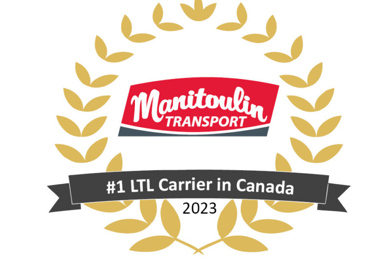 Manitoulin earns top award among Canadian LTL carriers article image
