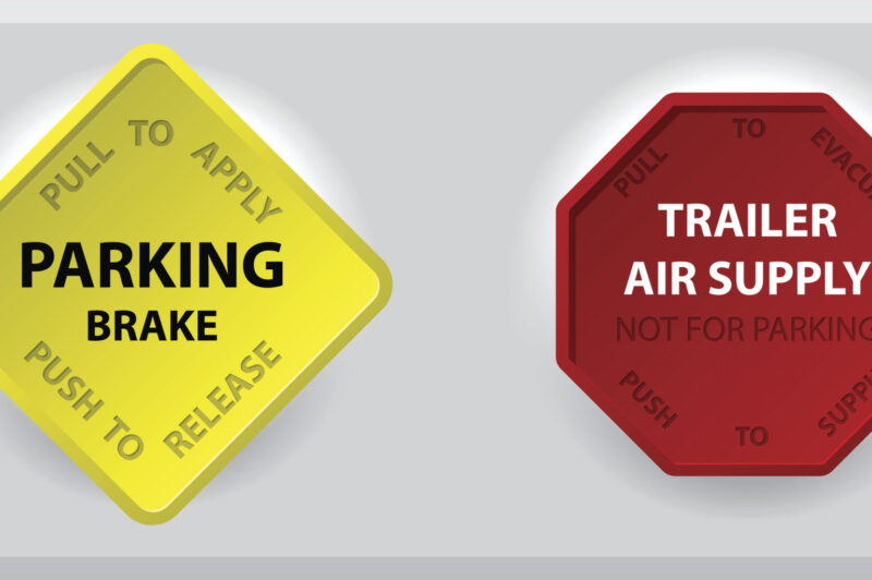 Picture of parking brake knobs